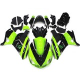 0235 Fairing Kawasaki Ninja Zx14R Zx-14R 06 07 08 09 10 11 2006- 2011 Monster Green Black